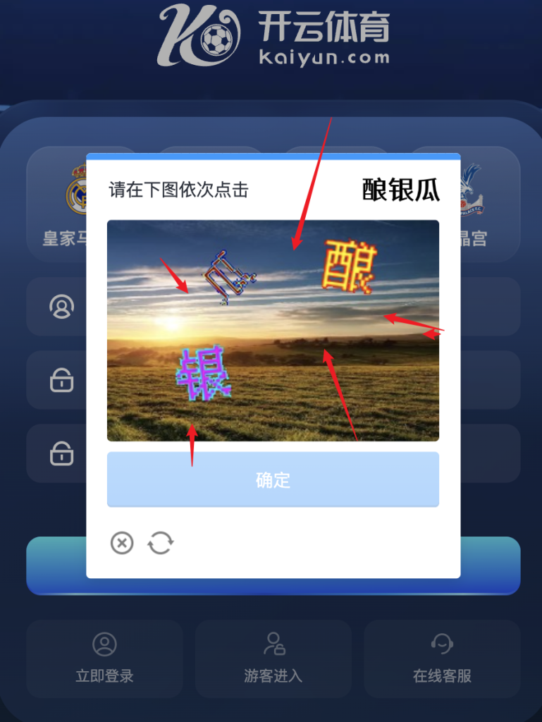 开云体育注册第三步-按顺序点击验证
